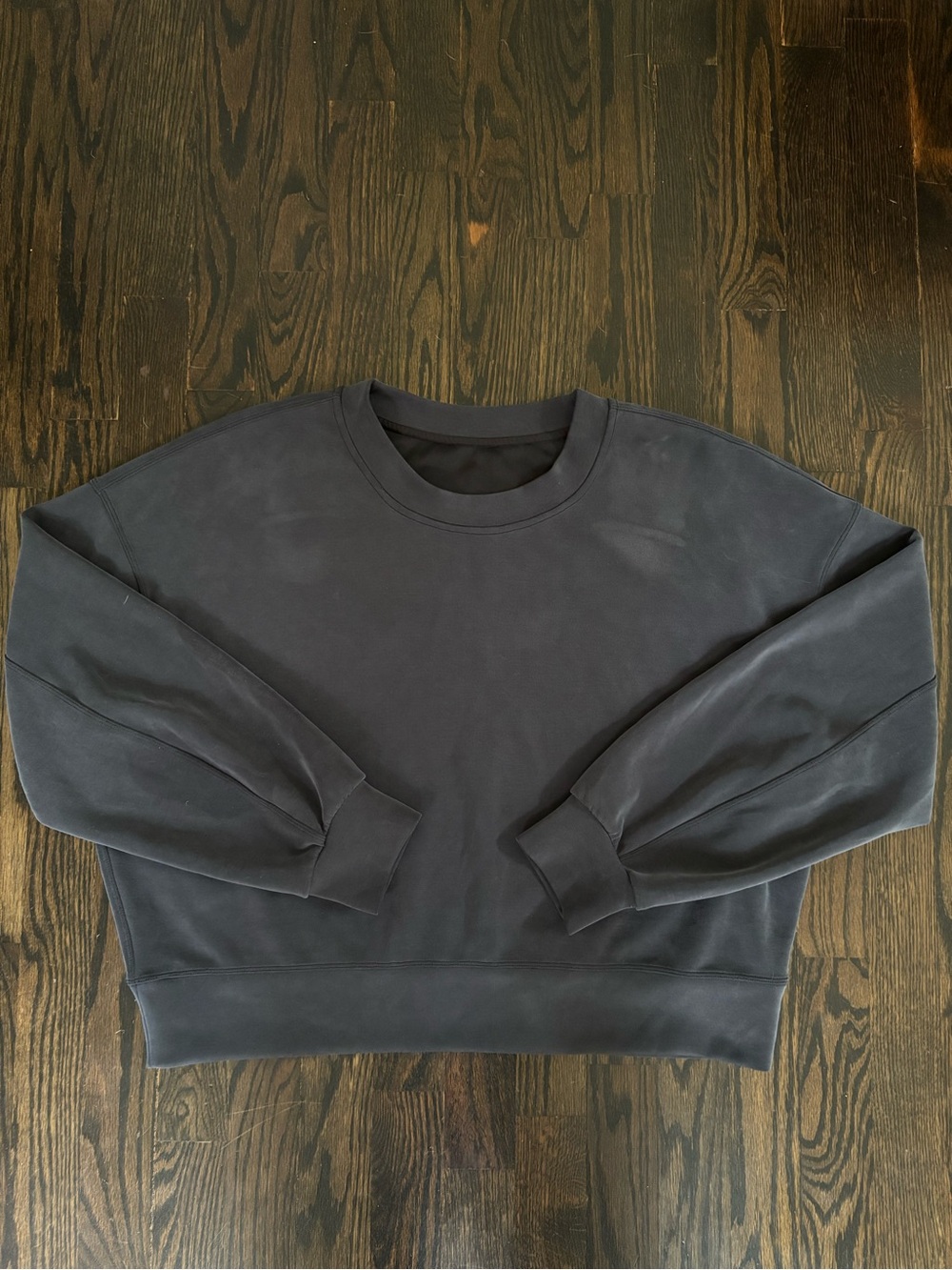 Lululemon Softsreme Charcoal crewneck like new